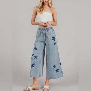 Sage & Fig Cropped wide leg